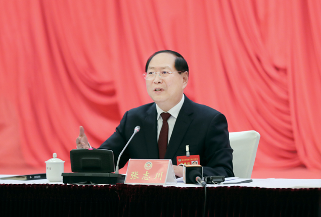 張志川參加市政協七屆五次會議第一分會場討